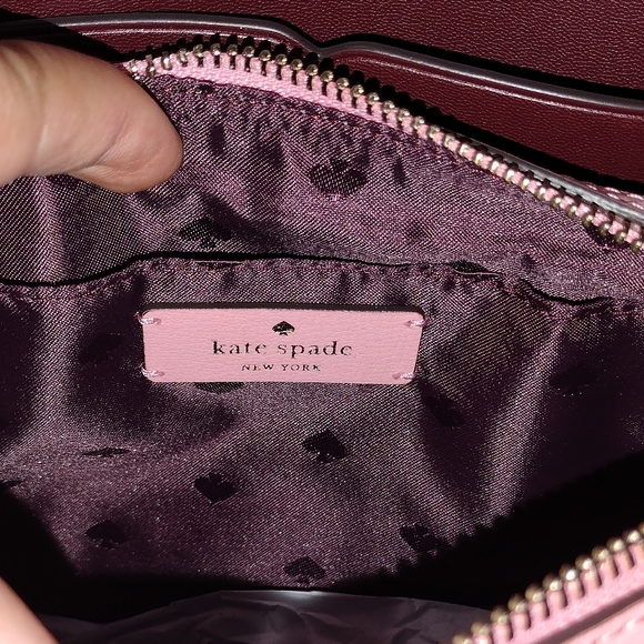 NWT Kate Spade Small Triple Compartment Satchel  Tippy soft Pink Bag - Picture 7 of 17